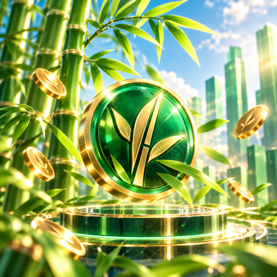 BambooFi emerald and gold bamboo financial symbol